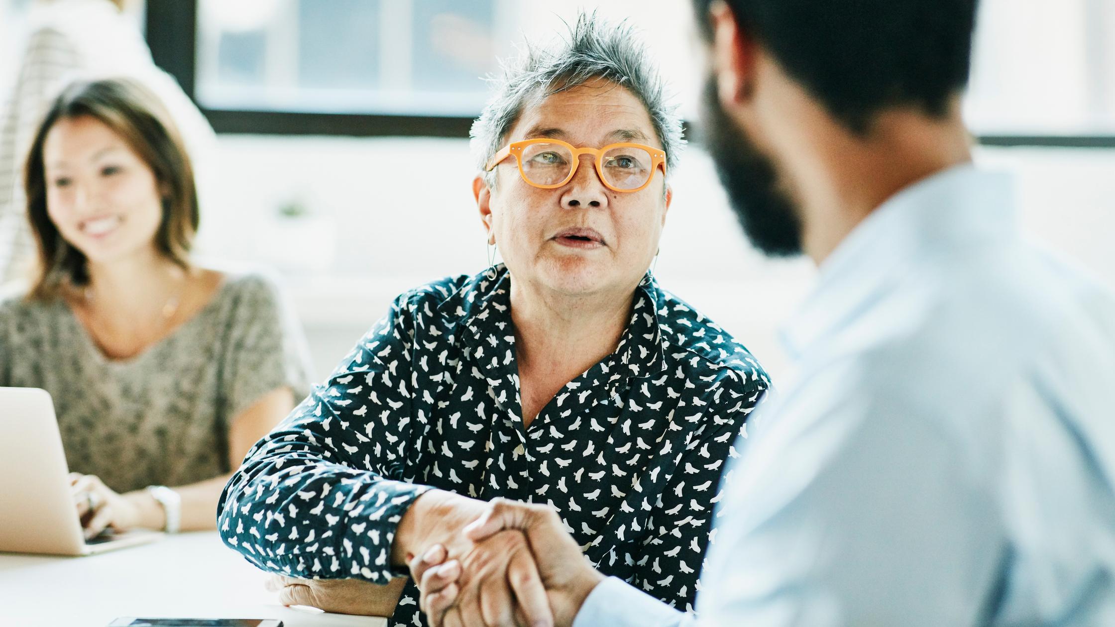 people in disccussion