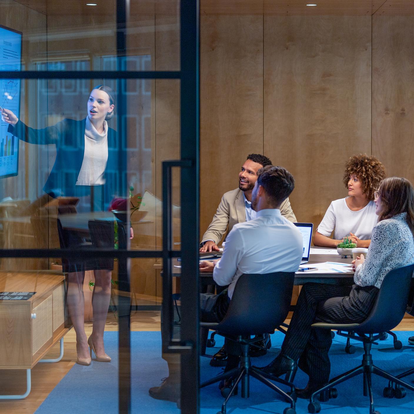 Colleagues in a meeting